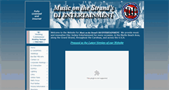 Desktop Screenshot of musiconthestrand.com